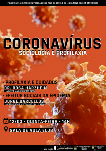 CORONAVIRUS É TEMA DE PALESTRA NA CAMARA MUNICIPAL