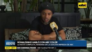 Foi um duro golpe, diz Ronaldinho Gaúcho sobre prisão; do Terra