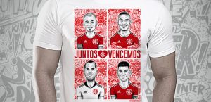 Juntos Vencemos: Inter lança camiseta e máscara preventiva com caráter solidário