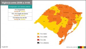 Na 3ª rodada do Distanciamento Controlado, três regiões passam de laranja para bandeira amarela