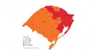 RS permanece com oito regiões em vermelho no mapa definitivo da 12ª rodada do Distanciamento Controlado