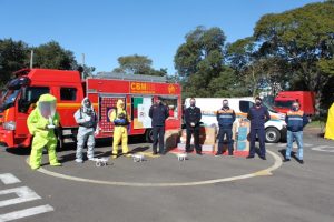 RS: Bombeiros recebem da Defesa Civil Estadual equipamentos para emergências com produtos perigosos