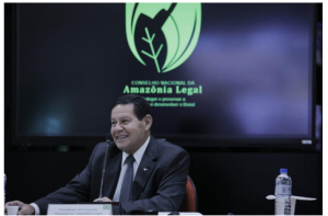 Vice-Presidente Hamilton Mourão participa de reunião com os Governadores dos estados da Amazônia Legal