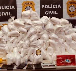 RS: Policiais da  1° DP de Novo Hamburgo apreendem 90 quilos de cocaína pura