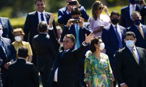 Bolsonaro participa de cerimônia no Alvorada em homenagem ao 7 de Setembro