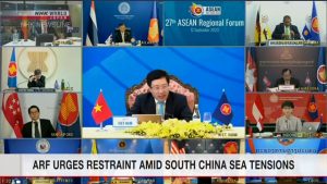 Fórum Regional da Asean pede moderação no Mar da China Meridional; NHK