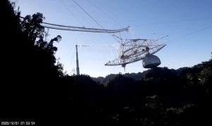 A astronomia perde o radiotelescópio de Arecibo