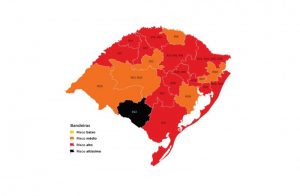 RS: No primeiro mapa preliminar de 2021, Estado volta a ter região em bandeira preta