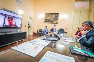 Porto Alegre: Melo e presidente do BNDES discutem concessão do serviço de água e esgoto