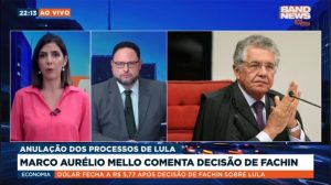 Marco Aurélio Mello diz que decisão de Fachin sobre Lula causa 