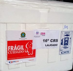 RS: Coordenadorias regionais de saúde recebem 322 mil doses de vacina contra a Covid-19 até esta terça, dia 23