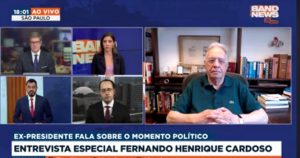 BandNews TV: Espero que as possibilidades não se esgotem nesses lados, afirma FHC sobre polarização entre Lula e Bolsonaro; do UOL