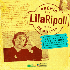 RS: Prorrogadas até 31 de julho as inscrições ao Prêmio Lila Ripoll de Poesia 2021