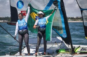 Martine Grael e Kahena Kunze são bicampeãs olímpicas na classe 49er FX, da Redação Bandsports