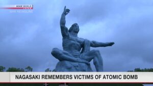 Nagasaki relembra as vítimas da bomba atômica; NHK