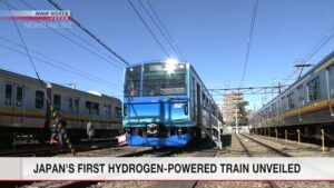 Companhia revela primeiro trem do Japão movido a hidrogênio; NHK