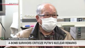 Hibakusha critica ordem de Putin sobre forças de dissuasão nuclear; NHK