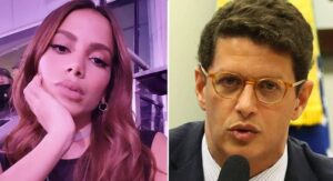 Em discussão no Twitter, Anitta chama ex-ministro Ricardo Salles de machista; R7