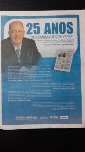 RS: Fernando Albrecht completa 25 anos como colunista do Jornal do Comércio