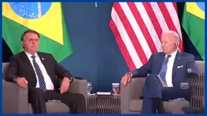 Bolsonaro sobre Biden: 'Estou maravilhado'/Estado de Minas