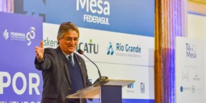 Presidente da Farsul alerta para dificuldades de contratação do seguro rural no ciclo 2022/2023, por Nereida Vergara/Correio do Povo