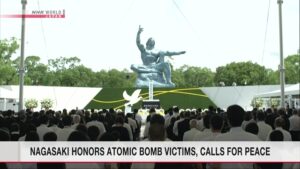 Cerimônia em homenagem a vítimas de bombardeio em Nagasaki pede por abolição de armas nucleares; NHK