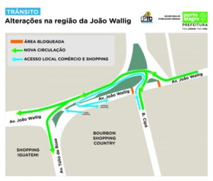 Porto Alegre: Avanço na obra de ampliação da Anita Garibaldi gera mudanças no trânsito