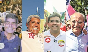 União Brasil é o partido com mais candidatos a governador perto de vencer no primeiro turno, por Ana Flávia Pilar e Lucas Altino/O Globo