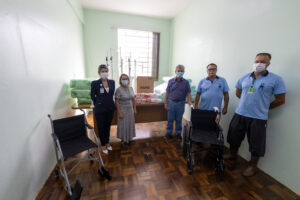 Tradicionalismo e solidariedade: movimento azul realiza doações no Hospital Nossa Senhora das Graças