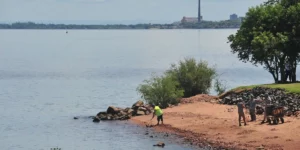 Apesar da estiagem, Guaíba entra em nível seguro de água em Porto Alegre, por Felipe Faleiro/Correio do Povo