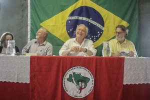 O ‘companheiro Lewadowski’ no evento do MST; Revista Oeste