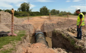 Adutora de água tratada da Ponta do Arado está com 50% da obra concluída