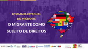 RS; Estado celebra a IV semana do migrante