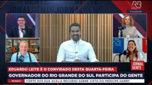 Marco do Saneamento: Eduardo Leite critica mudanças de Lula e defende a privatização da Corsan. Veja a íntegra da entrevista do governador gaúcho ao Jornal Gente