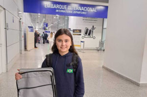 Velejadora mirim do Jangadeiros representou o clube em competição continental