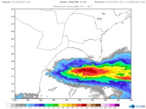 Canoas: Eclima mantém alerta para risco de temporais nesta quarta-feira