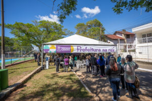 Canoas: Prefeitura na Rua realiza mais de 300 atendimentos no bairro Nossa Senhora das Graças