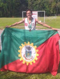 Canoense conquista 3º lugar no lançamento de martelo no Campeonato Estadual de Atletismo Sub-14