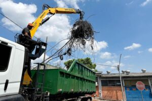 Porto Alegre: Avenidas Nilo Peçanha e Praia de Belas estão na agenda da operação para retirada de fios soltos