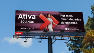 Ativa lança nova marca. Em comemoração aos seus 50 anos, empresa apresenta nova identidade visual