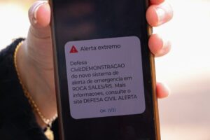 RS: Defesa Civil Estadual realizará exercício com envio de alertas cell broadcast para 36 municípios