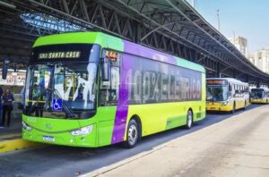 Porto Alegre: Ônibus elétrico chinês é testado em linha da Lomba do Pinheiro