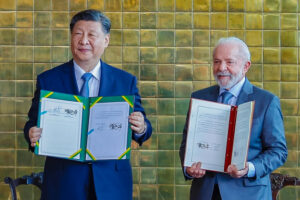 Presidente Xi Jinping Manteve Reunião com Presidente Luiz Inácio Lula da Silva