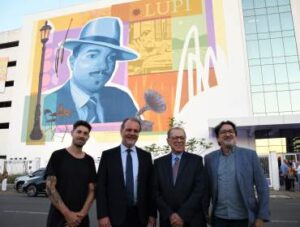 Porto Alegre: Tribunal de Justiça inaugura mural em homenagem a Lupicínio Rodrigues e lança campanha de enfrentamento ao racismo